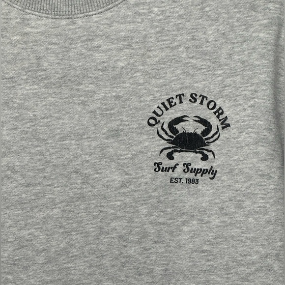🌊 Quiet Storm Surf Shop Crewneck Sweatshirt – Youth XS - Picture 5 of 5